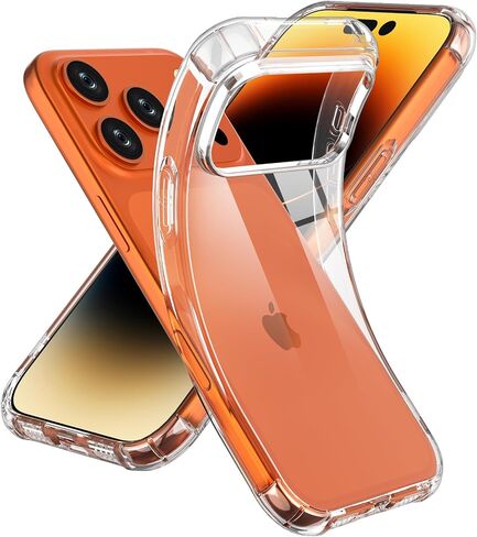 ONES for iPhone Air /17 Air Case Clear, Slim Soft TPU Silicone Cover, Military Drop Protective Thin Phone Bumper Case with Shockproof Airbags, Dropseys Slippery Sturdy, Durability, Transparent in Saudi Arabia