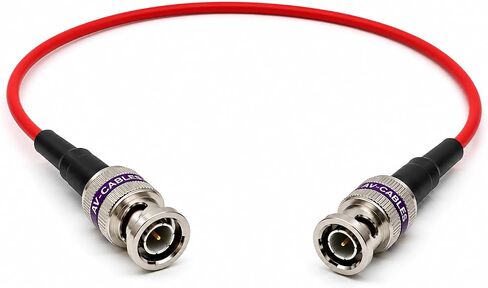 AV-Cables 12G-SDI BNC to BNC Cable, 4855R,3ft, Red in Kuwait