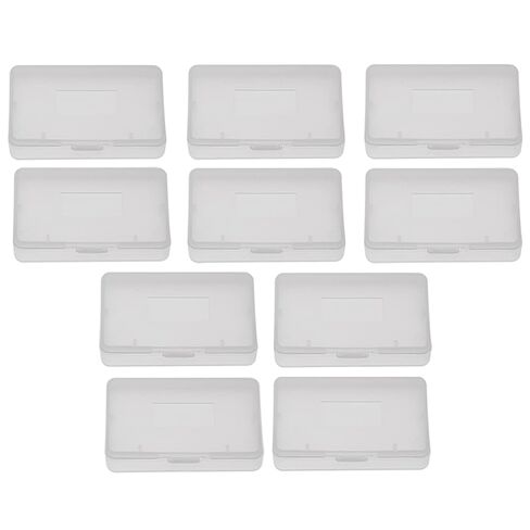 GBSCLOVER 10Pcs Clear Game Card Case, Protective Holder Storage Card Display Case Compatible with Game Boy Advance, 2.56 x 1.57 x 0.31in in Saudi Arabia