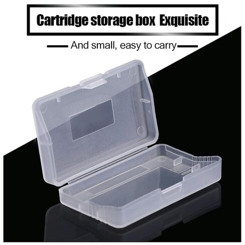 GBSCLOVER 10Pcs Clear Game Card Case, Protective Holder Storage Card Display Case Compatible with Game Boy Advance, 2.56 x 1.57 x 0.31in in Saudi Arabia