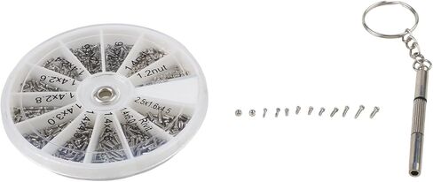 600Pcs Mini Screws Nuts Kit M1-M1.6 Electronics Repair in Saudi Arabia