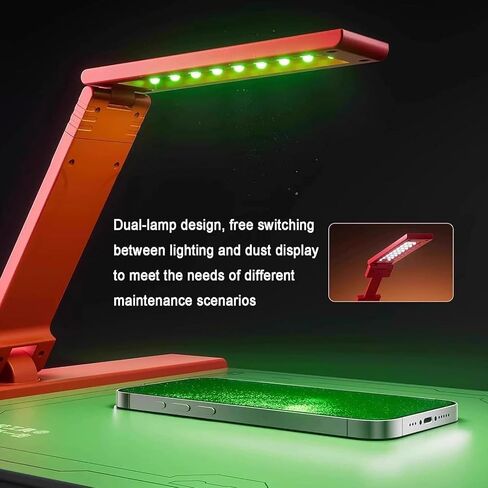 وسادة تسخين فاصلة لشاشة الهاتف مقاس 17.5 بوصة، مع أضواء LED وتحكم رقمي في درجة الحرارة، لتفكيك الهاتف والكمبيوتر اللوحي in Kuwait