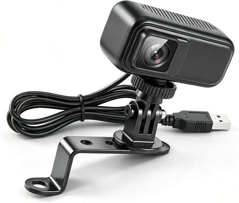 DM03 4K 2160P Ultra HD Cycling Dash Cam,800W Pixel Starlight Night Vision,IP68 Waterproof Anti‑Shake Bike Camera,Loop Recording,5V‑100V Step‑Down Cable,WiFi Viidure APP,3 Mounts & 64GB TF Card in Saudi Arabia