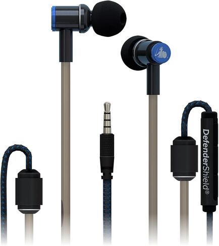 سماعات أذن استريو Air Tube من DefenderShield USB-C - سماعات رأس سلكية صوتية عالمية مع ميكروفون وتحكم في مستوى الصوت in Kuwait