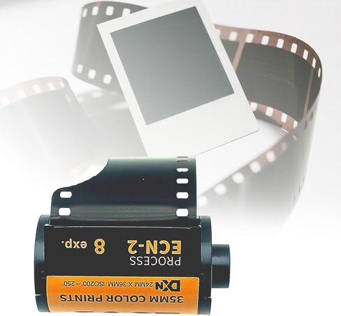 8X Professional ECN2 Process Practice Film 35mm for Versatile Scenario Including Landscapes and Portraits Beginner Friendly Film Roll in Saudi Arabia