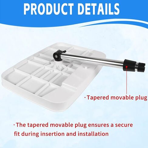 Boat Cutting Board - Deluxe Bait Cutting Table with Rod Holder Mount, Knife & Pliers Holder, 3 Deep Trays & Draining Hole - 1-Year Warranty in Saudi Arabia