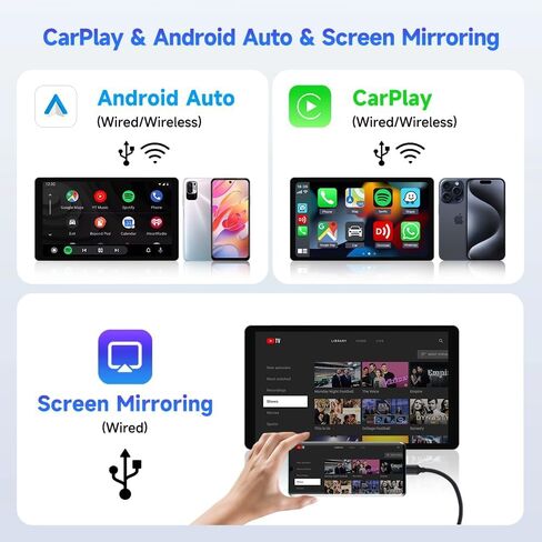 Carlinkit Wireless CarPlay & Android Auto USB Adapter - CPC200-CCPA (Black) in Saudi Arabia