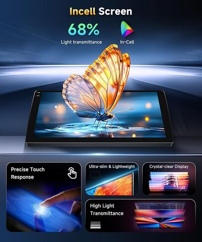 Podofo 4G+64G Car Radio for Honda Civic 2006-2011 Stereo Wireless CarPlay in Saudi Arabia