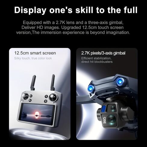 FPV Drone with 2.7K Camera for Adults, Payload Airdrop & 3-Axis Gimbal in Saudi Arabia