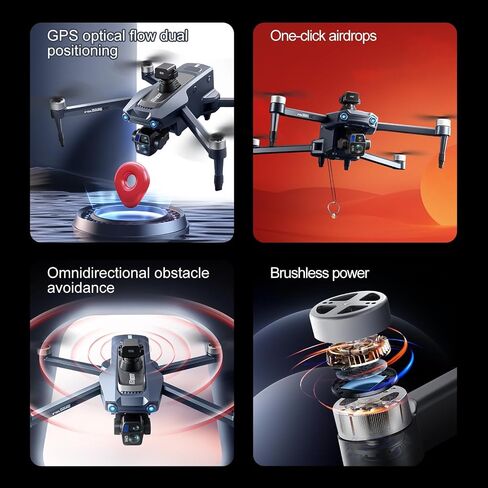 FPV Drone with 2.7K Camera for Adults, Payload Airdrop & 3-Axis Gimbal in Saudi Arabia