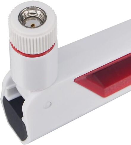 10dBi Tri-Band Adjustable External WiFi Antenna Pair | RP-SMA White/Red in Kuwait