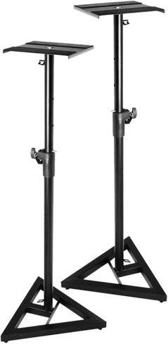 ProX Cases X-MS12 Adjustable Monitor Stand Pair 35" - 55" 100lb Capacity in Kuwait