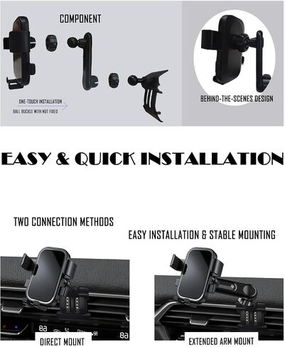 Car Phone Holder for Mazda CX90 and Mazda CX70 2024-2026 Extension Arm 360° Rotatable for Mazda CX-90/CX-70 Phone Mount in Kuwait