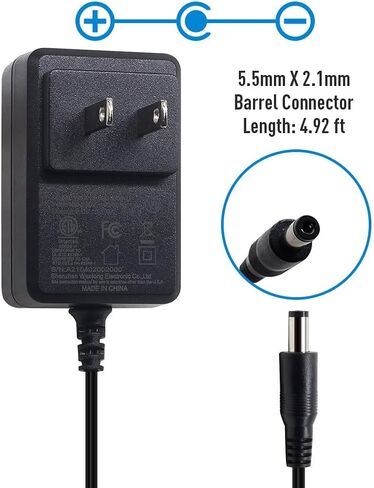 SONICAKE 9V DC 1A Power Supply Adapter for Piano Keyboard and Guitar Effects Pedal Center Negative in Kuwait