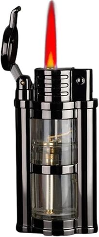 Vintage Flint Jet Torch Refillable Butane Lighter, Gold in Kuwait
