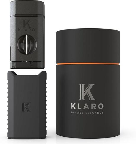 KLARO Triple Torch Lighter & V-Cut Cutter, Green in Kuwait