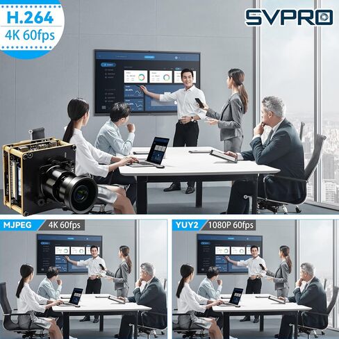 SVPRO 4K 60fps HDMI USB3.0 Camera Module with M16 2.8mm Lens, Wide Angle 110° IMX678 H.264 Type-C Computer Webcam Board for Windows Linux MacOS Andriod in Saudi Arabia
