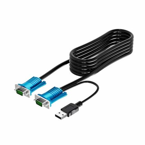 16 Port VGA KVM Switch + 16 VGA KVM Cable in Saudi Arabia