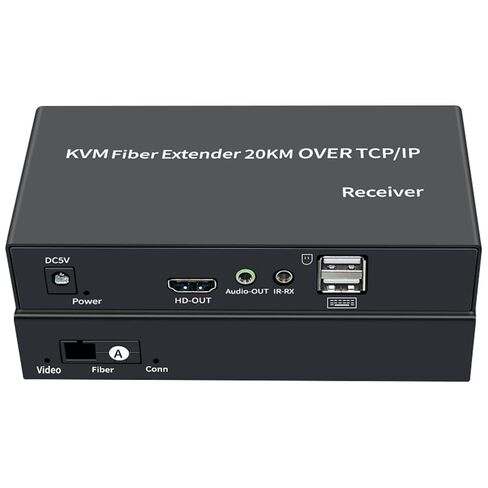 USB KVM Fiber Extender for HD 1080P Over TCP/IP 20KM Set in Kuwait
