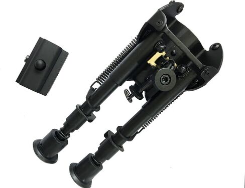 Tactical Scorpion Gear Quick Pan Tilt Adjustable Bipod QD Mount Leg Knotch in Saudi Arabia