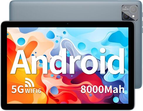 10.1" Android Tablet, Octa-Core, 16GB (4+12) RAM, 8000mAh,WiFi6,Gray in Saudi Arabia