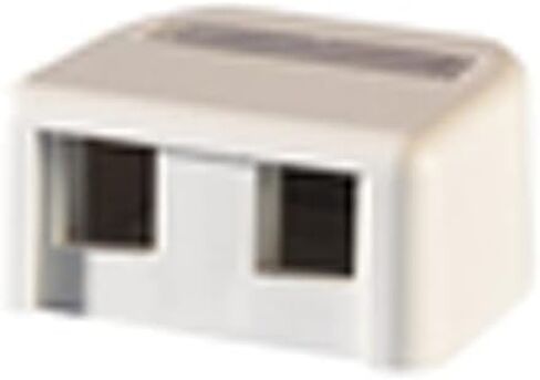 Ortronics OR-KSSMB2-88 Two Port TechChoice Surface Mount Box Cloud White in Kuwait