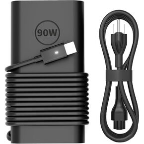 90W USB C Laptop Charger Fit for Dell XPS 13 9365 9360 9370 XPS 15 9500 Latitude 5420 5520 5540 7389 7390 5289 5300 2in1 DA90PM170 LA90PM170 Fast Charger Type C AC Adapter Power Cord in Kuwait