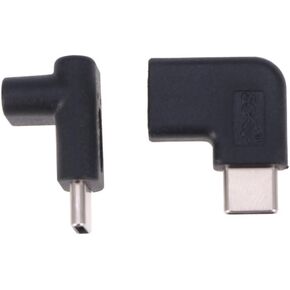 2pcs Right Angled USB Type C Male to Female Connector Adapter Extender in Kuwait