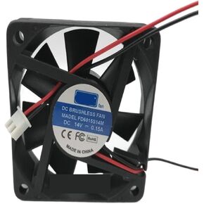 6CM FD6015S14M DC14V 0.15A 6015 2-Wire Cooling Fan in Kuwait