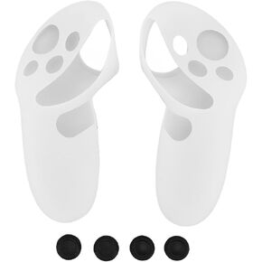 Silicone Controller Grips Cover for Goal 3 Precision Fit Non-Slip Features for VR Gaming Material - Black in Saudi Arabia