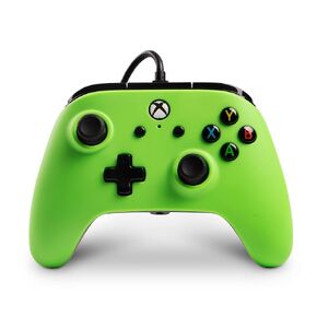 Enhanced Wired Controller for Xbox One - Green, gamepad, wired video game controller, gaming controller, Xbox One, works with Xbox Series X|S in Kuwait