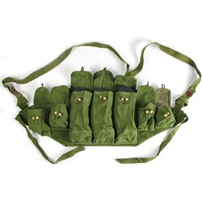 Surplus Type 56 Chest Rig Original Item Green Chinese AK Ammo Pouch for Colletion in Saudi Arabia