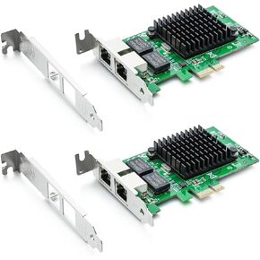 10Gtek 100/1000Mbps Gigabit Ethernet PCI Express NIC Network Card with Intel I210 Chip, Ethernet Server Converged Network Adapter, Single RJ45 Port, PCI Express 2.1 X1, Compare to Intel I210-T1 in Kuwait