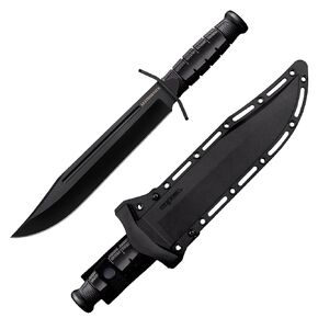 Cold Steel Leatherneck Bowie 10.5" German D2 Razor-Sharp Blade 4.75" Kray-Ex Durable Handle Tactical Outdoor Fixed Blade Knife w/Secure-Ex Sheath in Kuwait