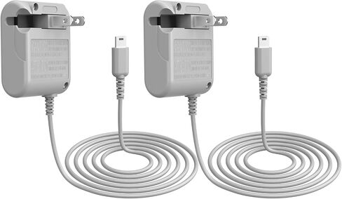 DS Lite Charger, 2 Pack AC Power Adapter Compatible with Nintendo DS Lite, 5.2V 450mA 100-240V Portable Travel Wall Replacement Charger in Kuwait