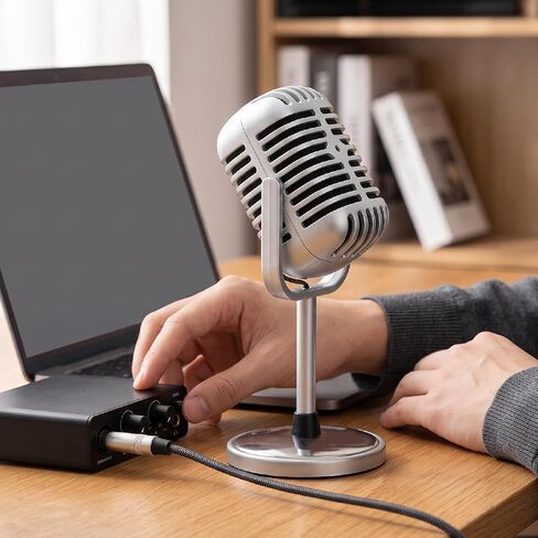 KIMISS Retro Microphone, Omnidirectional Unidirectional Mic in Saudi Arabia