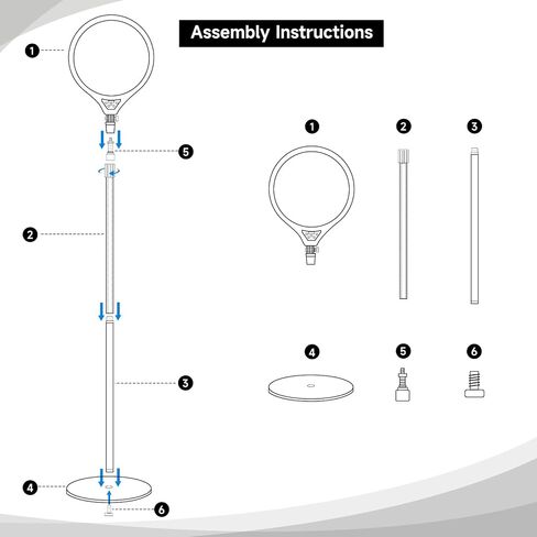 Ring Light with Stand, 14" Professional LED Camera Lighting for Video Recording, Adjustable Height Content Creator Essentials Kit, Selfie Ring Light for TikTok YouTube in Saudi Arabia