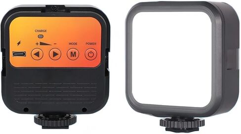 Entry Level Version Magnetic LED Camera Light, 96 LEDs RGB Small Clip On Panel Light, 2000mAh 3000K-6000K CRI80+, 3 Cold Shoes 1/4" Thread for Tripod, Video Recording Selfie Lighting in Saudi Arabia