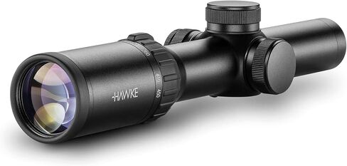 Hawke XB30 Pro 1–5x24 Crossbow Scope – Speed-Selector (215–450 FPS), Illuminated SR Reticle, 30 mm Tube, Fully Multi-Coated, Waterproof & Fogproof in Saudi Arabia