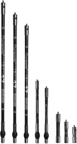 AMEYXGS Archery Bow Stabilizer 3/4/5/10/12/26/28/30 inch Carbon Fiber Bow Balance Bar Stalizer Rod Extension Pole Rod Bow Stabilizer Weight Silencer Damping for Recurve Bow and Compound Bow in Kuwait