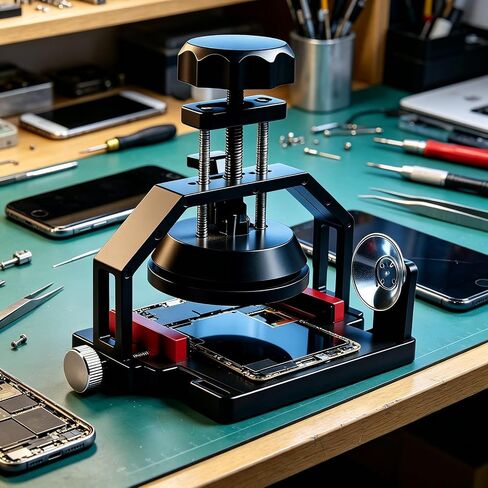 Smartphone Screen Opener with Adjustable Clamps and Metal Frame in Kuwait