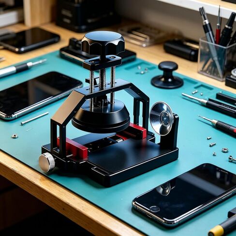 Smartphone Screen Opener with Adjustable Clamps and Metal Frame in Kuwait