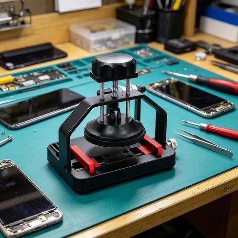 Smartphone Screen Opener with Adjustable Clamps and Metal Frame in Kuwait