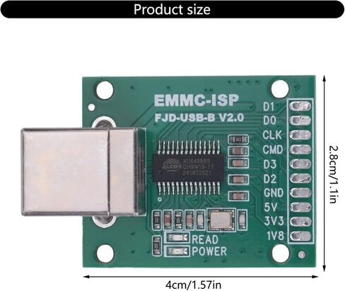 EMMC ISPs Adapter with Stable Signals Transmission in Kuwait