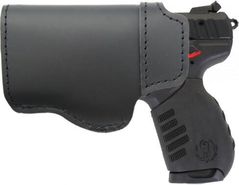 Leather IWB Holster for Ruger SR22 – Fits Ruger SR22 with or Without LaserMax Mini Laser for Concealed Carry in Saudi Arabia