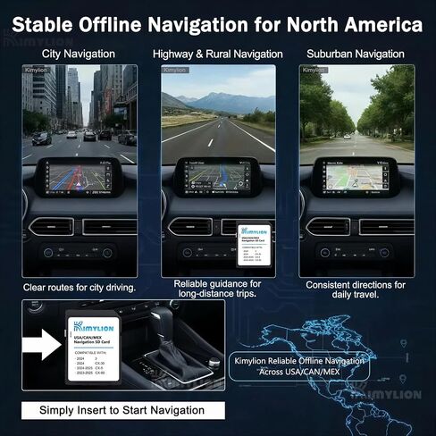 Navigation SD Card for Select 2023-2025 Mazda, KMV666EZ1C, USA/CAN/MEX Maps in Saudi Arabia