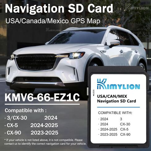 Navigation SD Card for Select 2023-2025 Mazda, KMV666EZ1C, USA/CAN/MEX Maps in Saudi Arabia