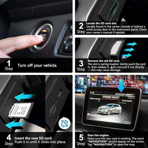 Navigation SD Card for Select 2023-2025 Mazda, KMV666EZ1C, USA/CAN/MEX Maps in Saudi Arabia