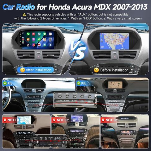 8Core 4G+64G Android13 Car Stereo for Honda Acura MDX 2007-2013 in Saudi Arabia