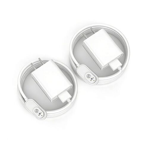 Arlo Camera Charger 2 Pack 10FT Compatible with Arlo Pro 5S 2K, Pro 4, Pro 3, Ultra 2, Ultra, Floodlight, Go 2 Cameras, arlo Magnetic Charging Cable Outdoor Weather Resistant Connector Power Adapter in Kuwait